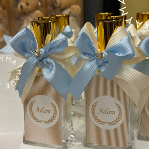 Personalized Perfume Bottle Favors for Naming Ceremony