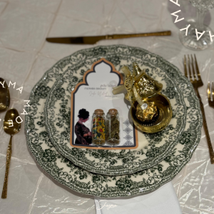 Traditional Moroccan Wedding Favor Setting