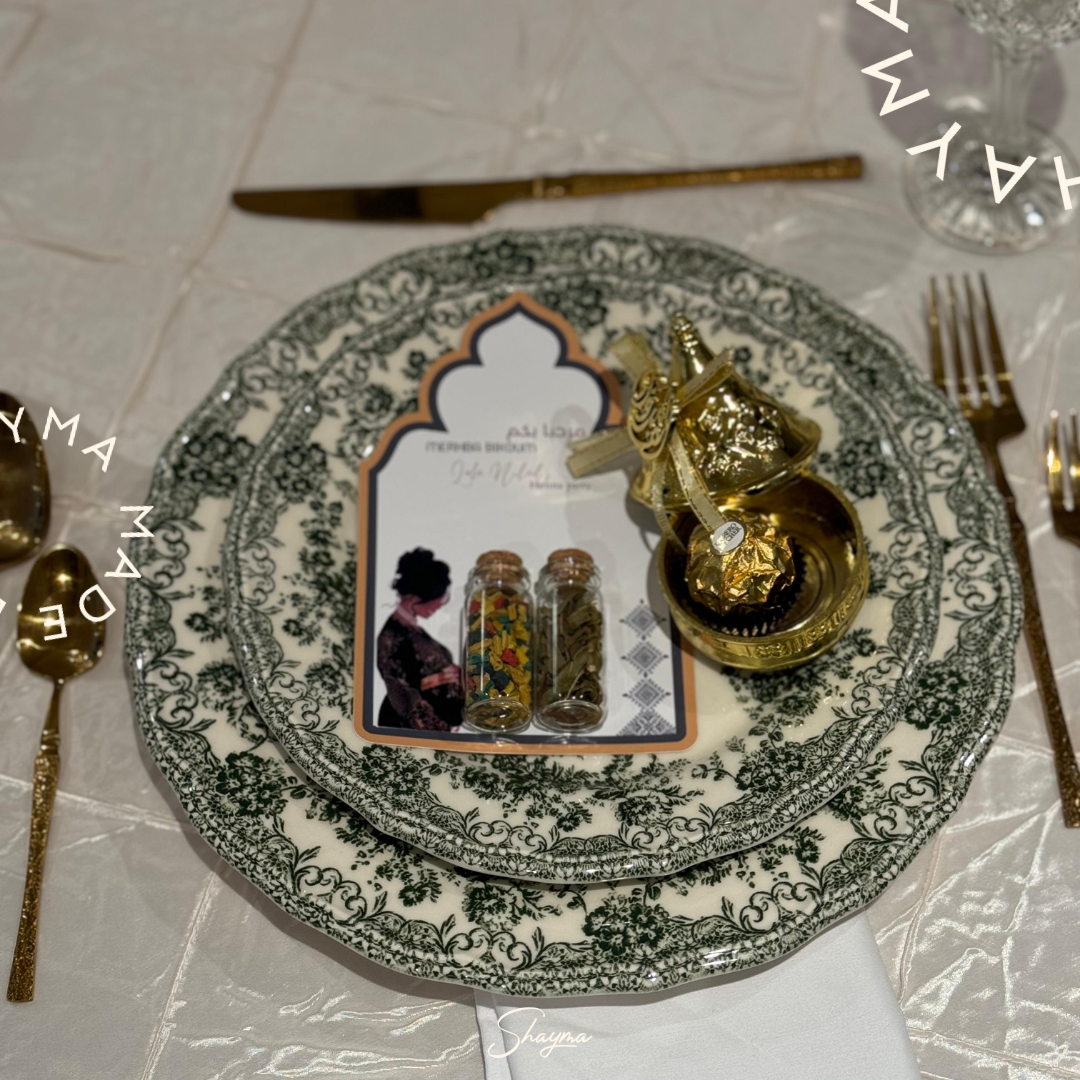 Traditional Moroccan Wedding Favor Setting