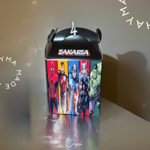 Personalized Avengers Superhero Favor Box