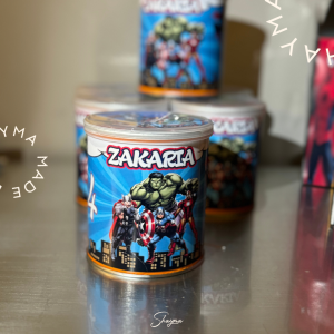 Personalized Avengers Superhero Favor Tin