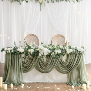 Custom Wedding Decor - "Enchanted Garden Greenery" Style
