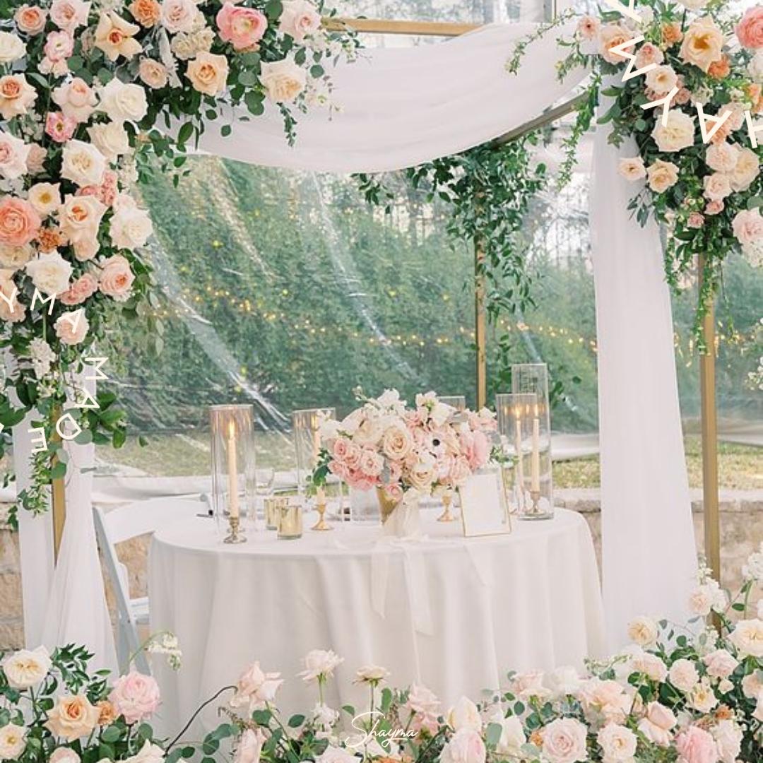 Custom Wedding Stage - "Classic Garden Romance" Style - Image 2