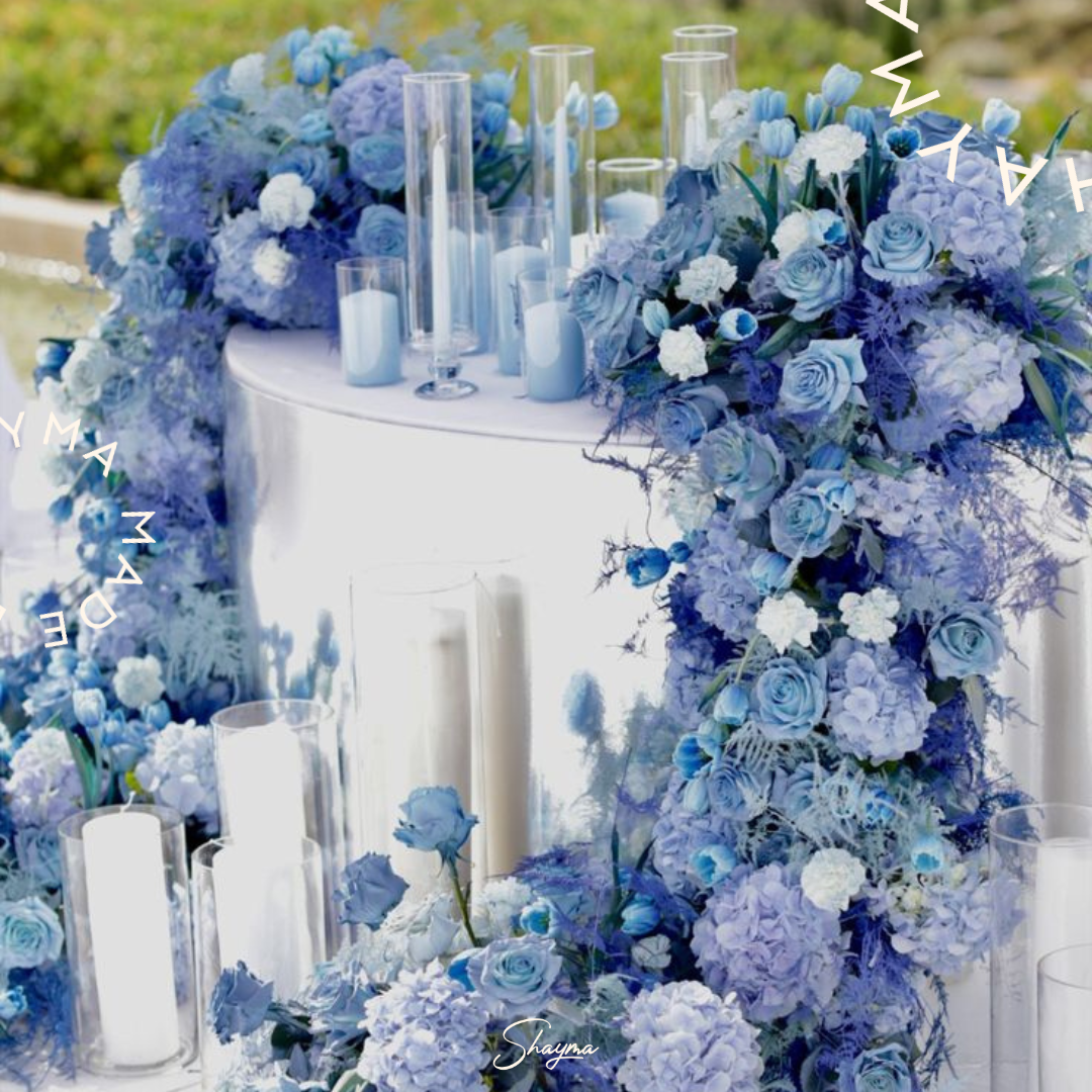 Custom Wedding Decor - "Dusty Blue Dream" Style - Image 4