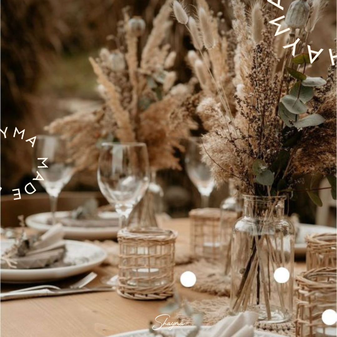 Custom Wedding Decor - "Rustic Earth Tones" Style