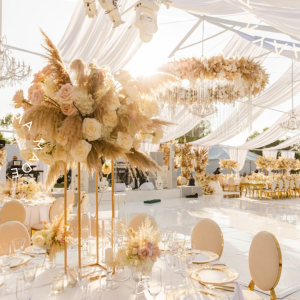 Custom Wedding Decor - "Timeless White & Gold" Style