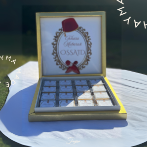 Personalized "Tahara Mobarak" Luxury Chocolate Box