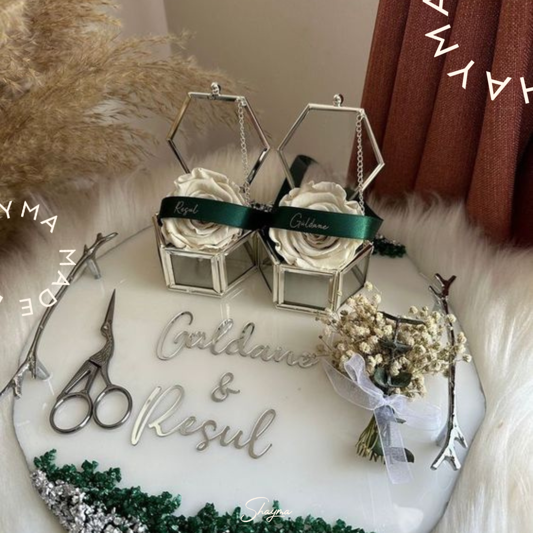 Custom Resin Engagement & Nikkah Trays - Image 8